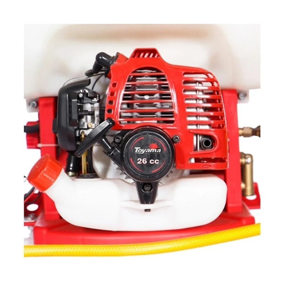 Pulverizador costal 25,4cc 25l 2 lanças 1 hp toyama ts26b-n motor 2 tempos