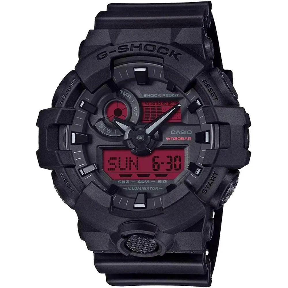 Relógio Casio G-Shock GA-700BBR-1ADR Black and Bold Red