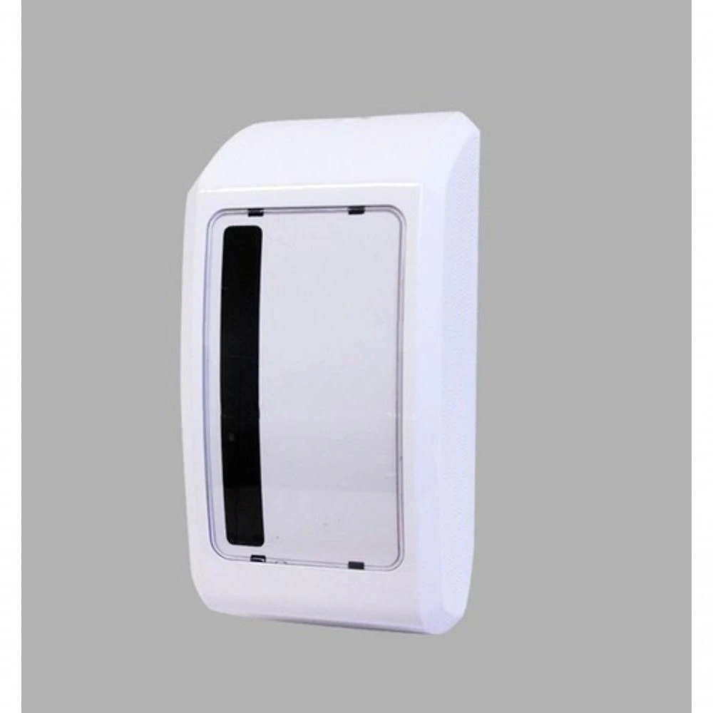Suporte Kai Kai Elite para Papel Higiênico Intercalado em Plástico ABS com Fechadura Branco Higipack