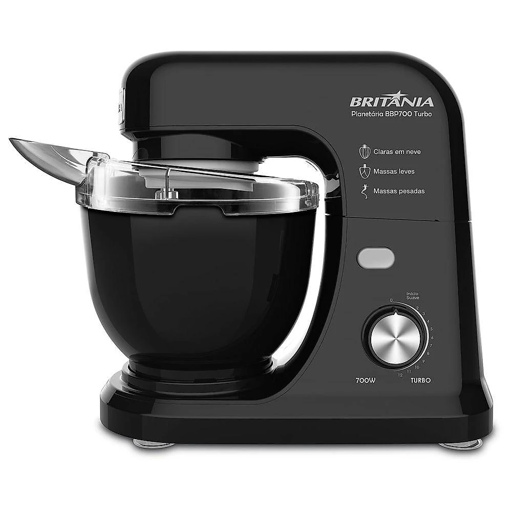 Batedeira Planetária Britânia BBP700P 4L 700W 12 Velocidades 110V
