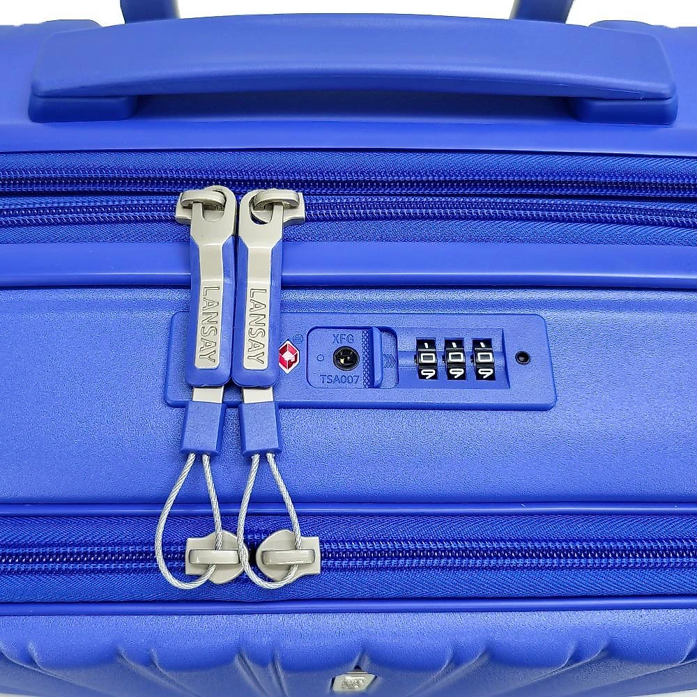 Mala bordo lansay biarritz azul tsa 360° notebook