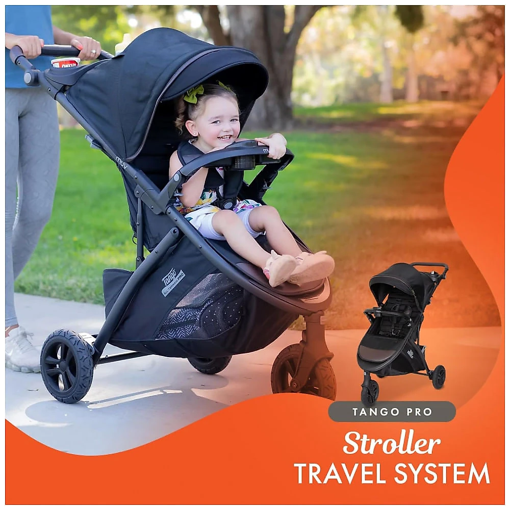 Sistema de Viagem Baby Trend Tango Pro Marrom com Cadeirinha Ally 35 para Recém-nascido até 15,9 kg brazilborder-0827000840333