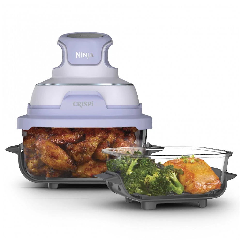 Fritadeira a Ar Ninja Crispi FN101PU 4-em-1 Vidro Cinza Pomba 110V