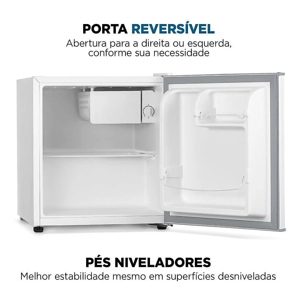 Frigobar Mondial 46l Porta Reversível Branco Fgb-01-w50 127v