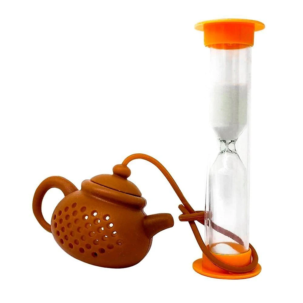 Kit para Cinema Pipoqueira Multiuso Copos Parede Dupla Infusor de Chá Silicone Vidro Preto Prana webcontinental-7899262790537