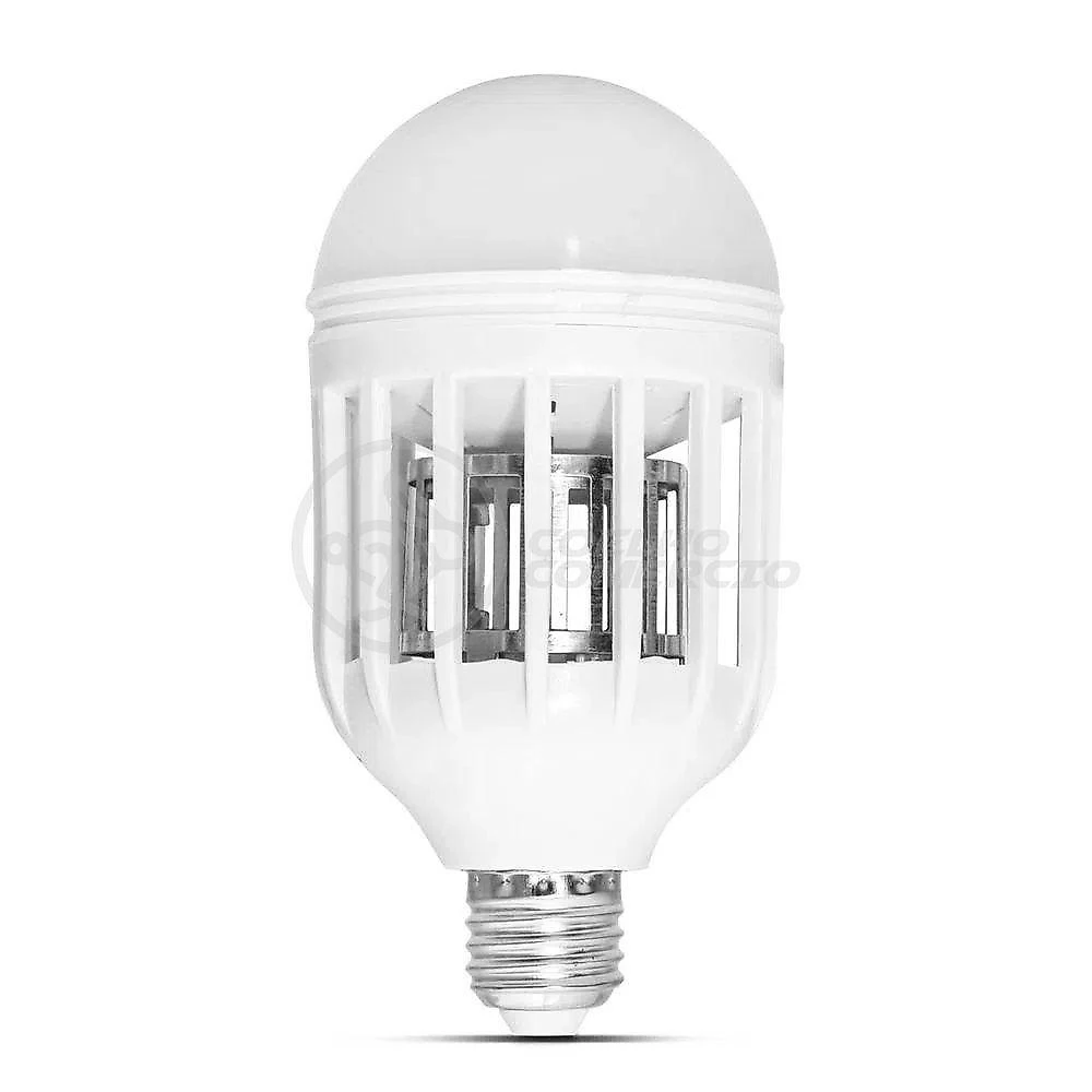 Lâmpada LED Mata Insetos Lâmpada Luz Led Branco 15W Atrai Mosquitos Luz Ultravioleta Branco Smart webcontinental-789682031358