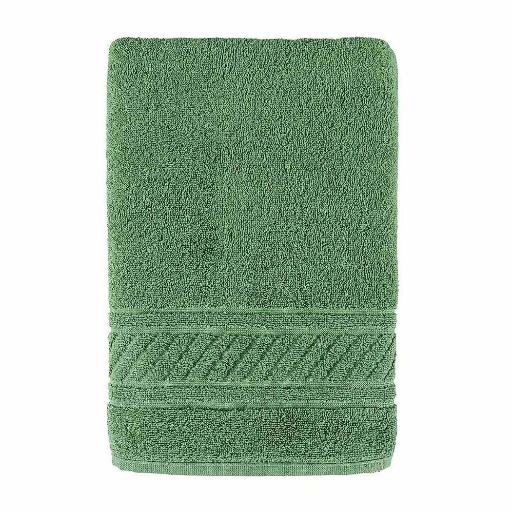 Jogo de banho lummi toalhas macias 100% algodão fio penteado 5 peças verde e cinza