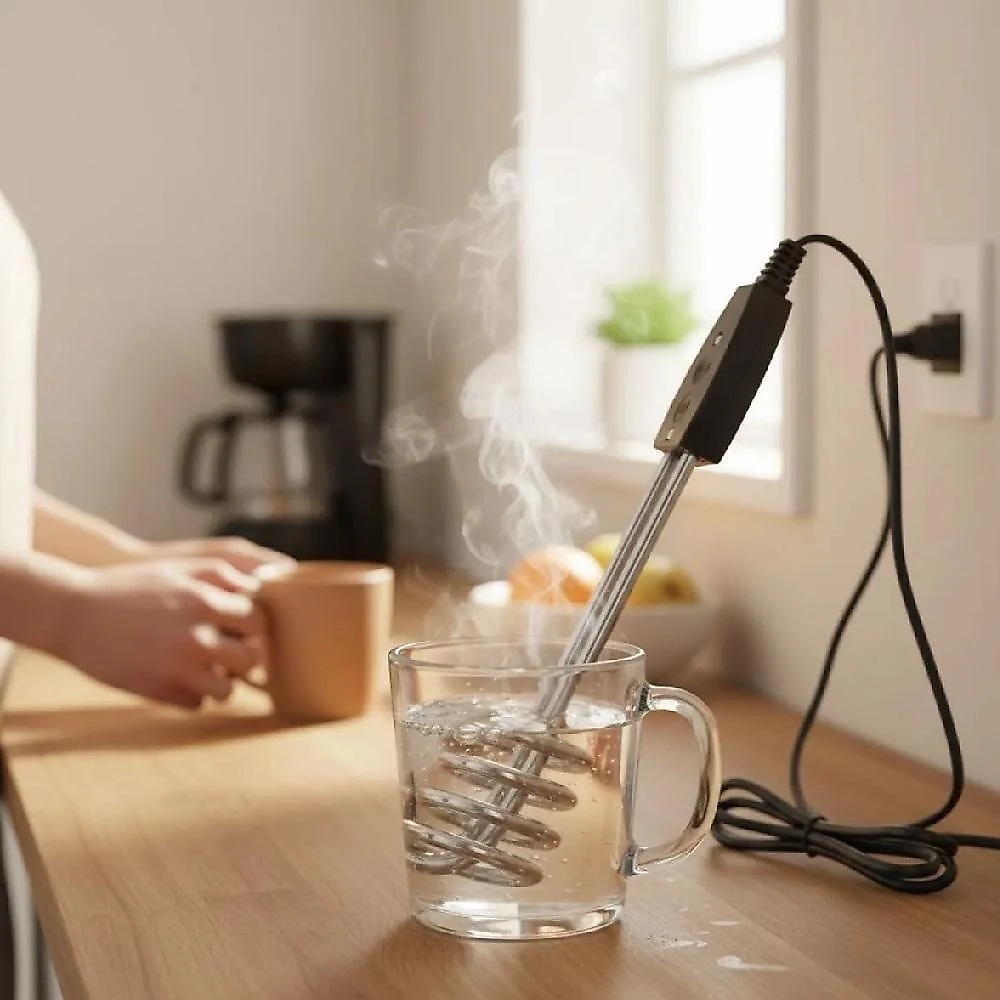 Ebulidor Elétrico Portátil 220V 500W para Café e Chá Preto Yeet