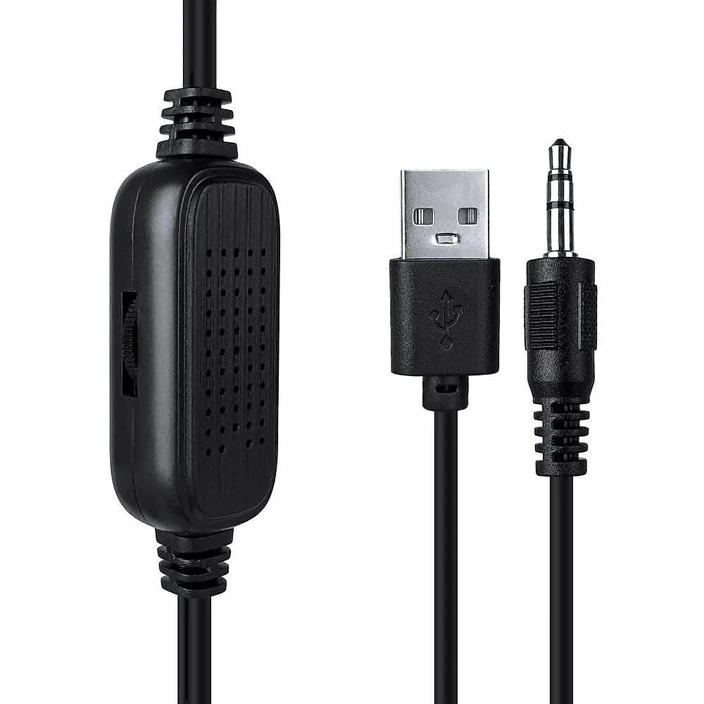 Caixa de Som Gamer Vinik Eclipse VSPKG6WEC 6W 2.0 P2 3,5mm e USB Preto