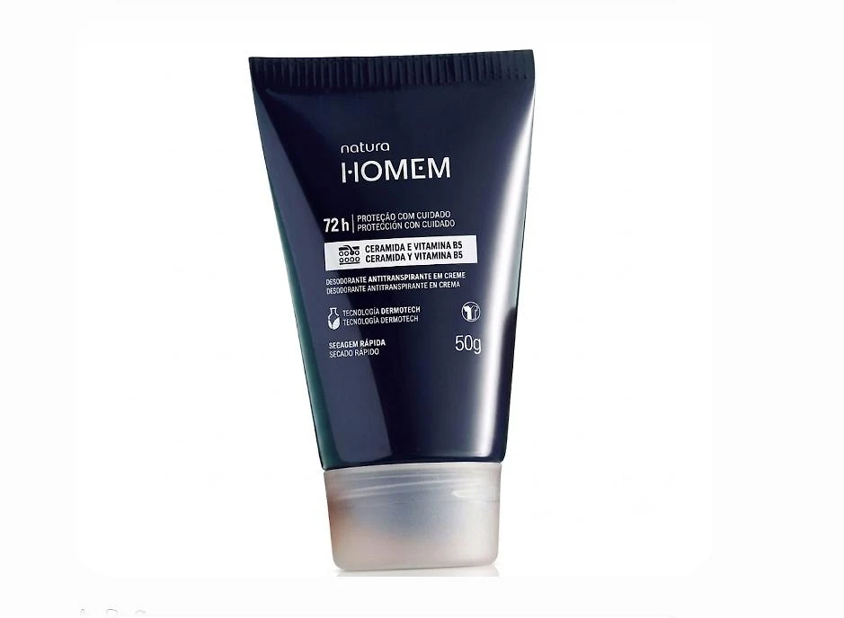 Desodorante Antitranspirante em Creme Natura Homem 50g