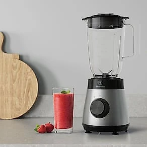Liquidificador Electrolux EBS30 Aço Inox Escovado/Preto com Copo de Vidro 700W e 5 Velocidades 110V