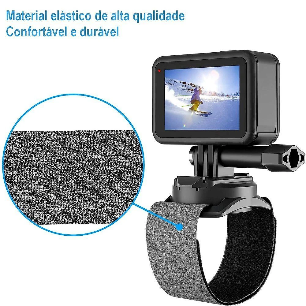 Suporte De Punho-mão-tornozelo Para Gopro E Similares - Telesin