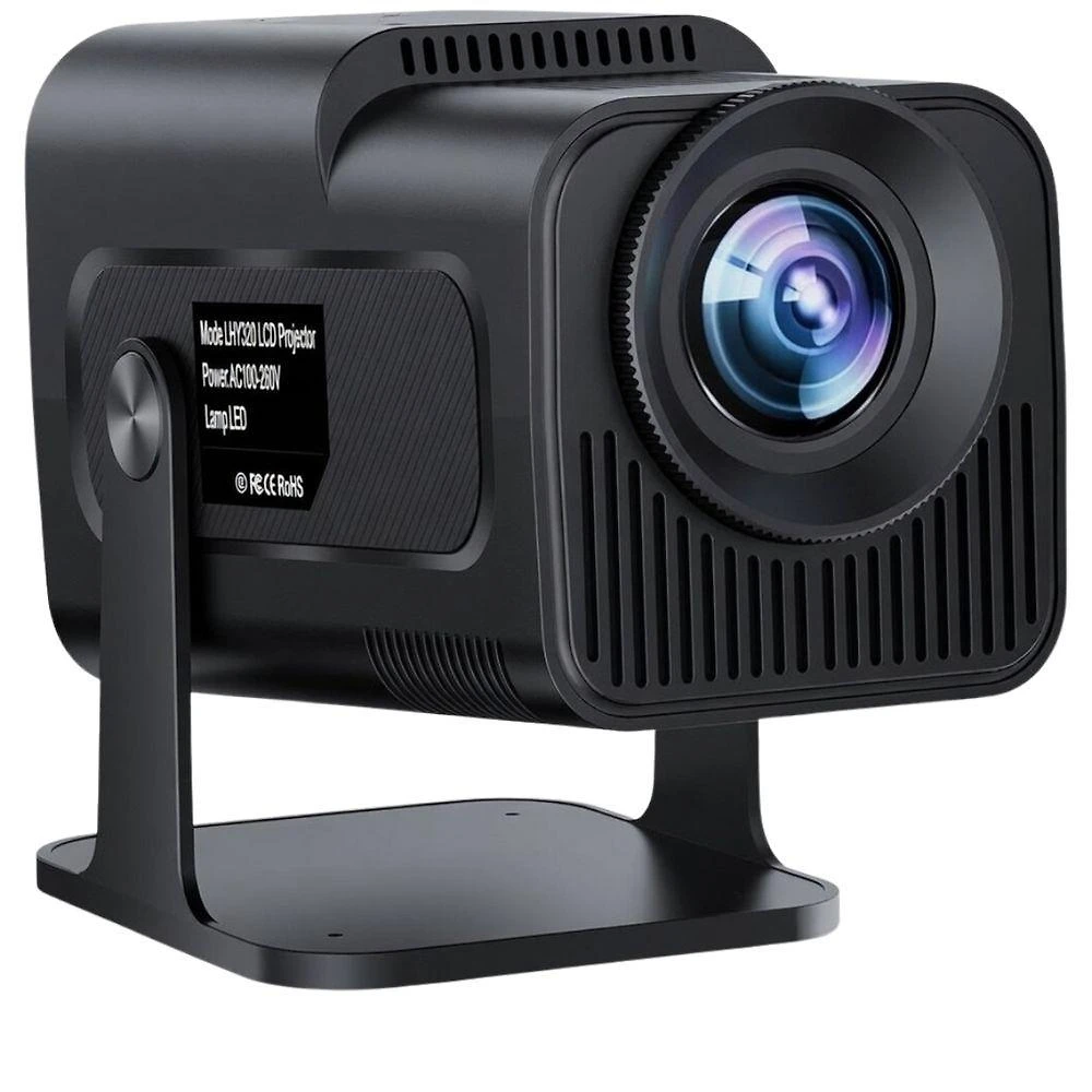 Projetor Portátil MDM HY320 Android Contraste 10000:1 Sistema Bivolt Preto
