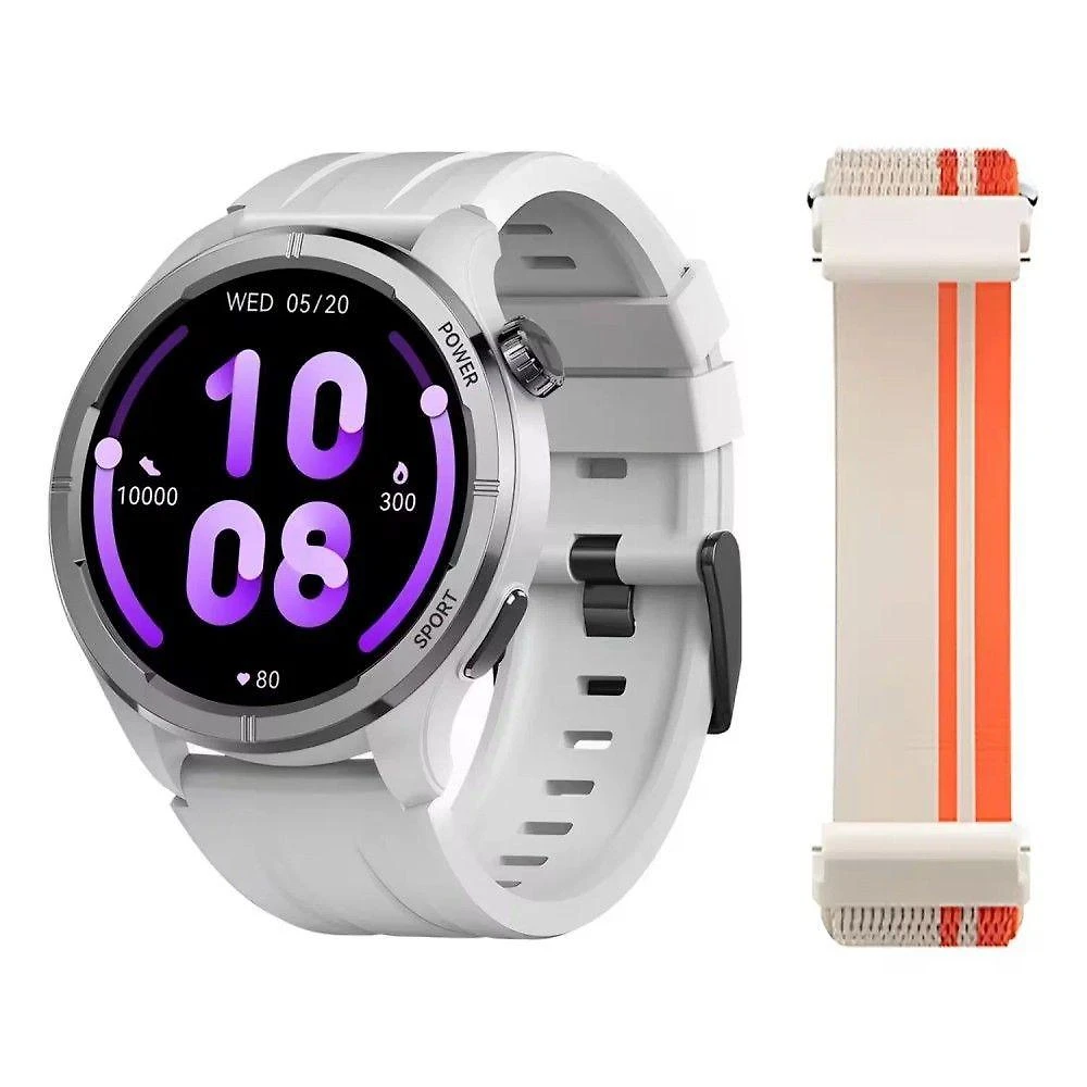Smartwatch Haylou Solar Neo HF008 LS21 1.28 com Monitoramento Cardíaco e Spo2 7 Dias Prata