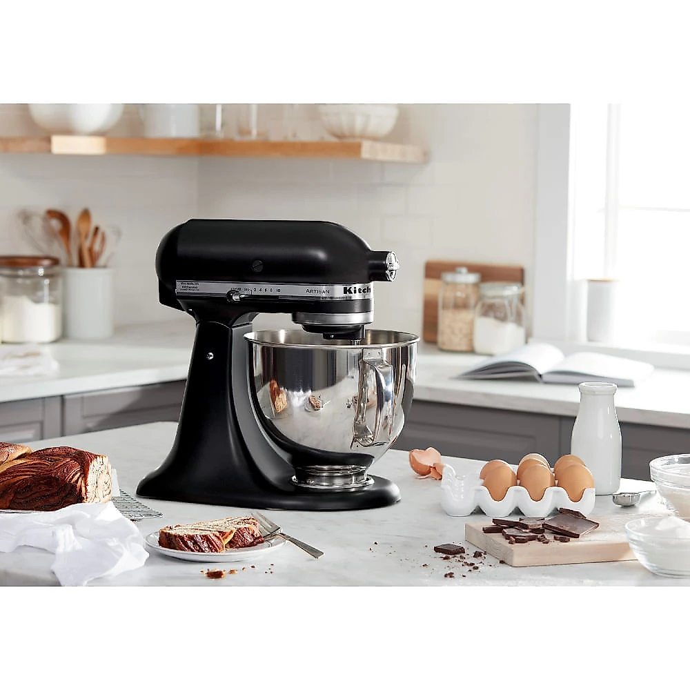 Batedeira Stand Mixer KitchenAid Artisan - Black Matte 110V