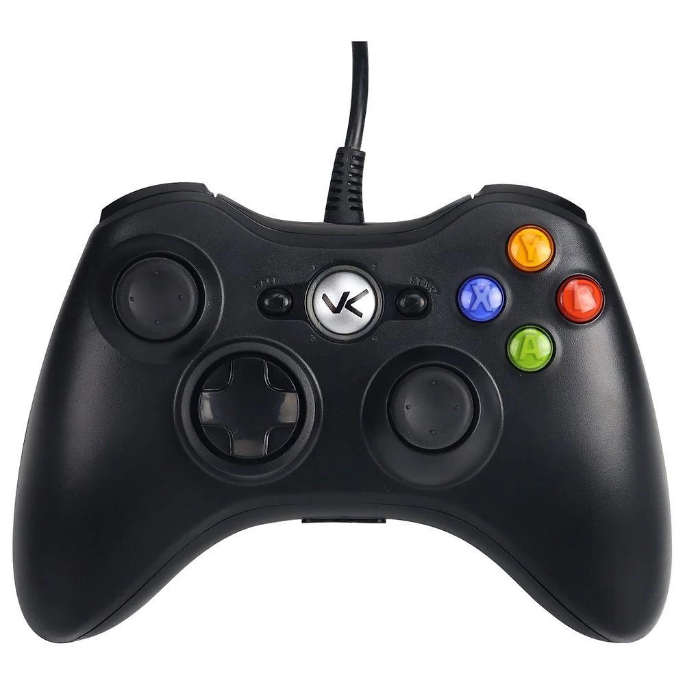 Controle com Fio Usb Vinik X360 para Xbox 360 e Pc Plug And Play com Botões Analógicos Retrô