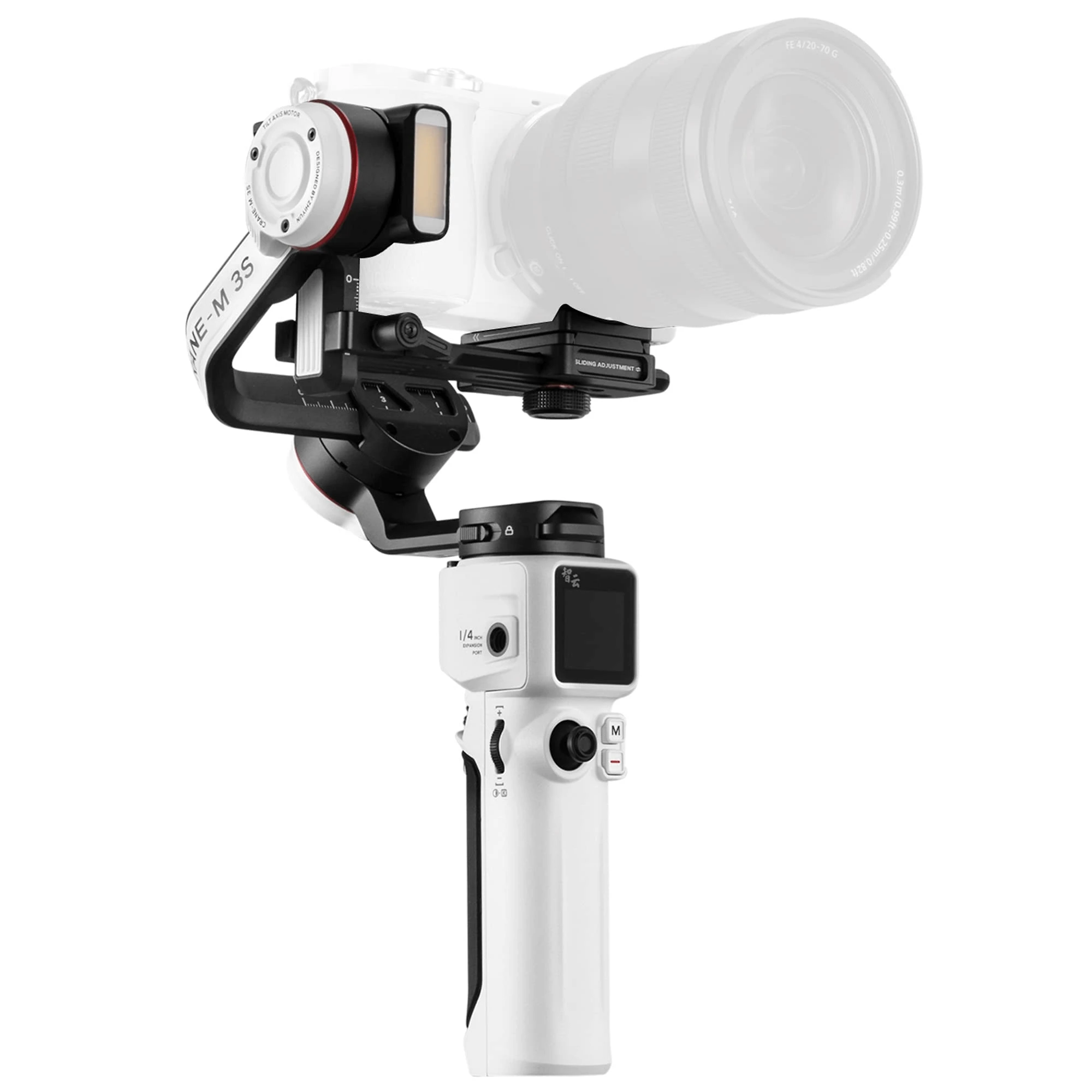 Estabilizador Gimbal Zhiyun Crane-M3 S Portátil Combo para Câmeras Mirrorless Compactas e SmartPhones