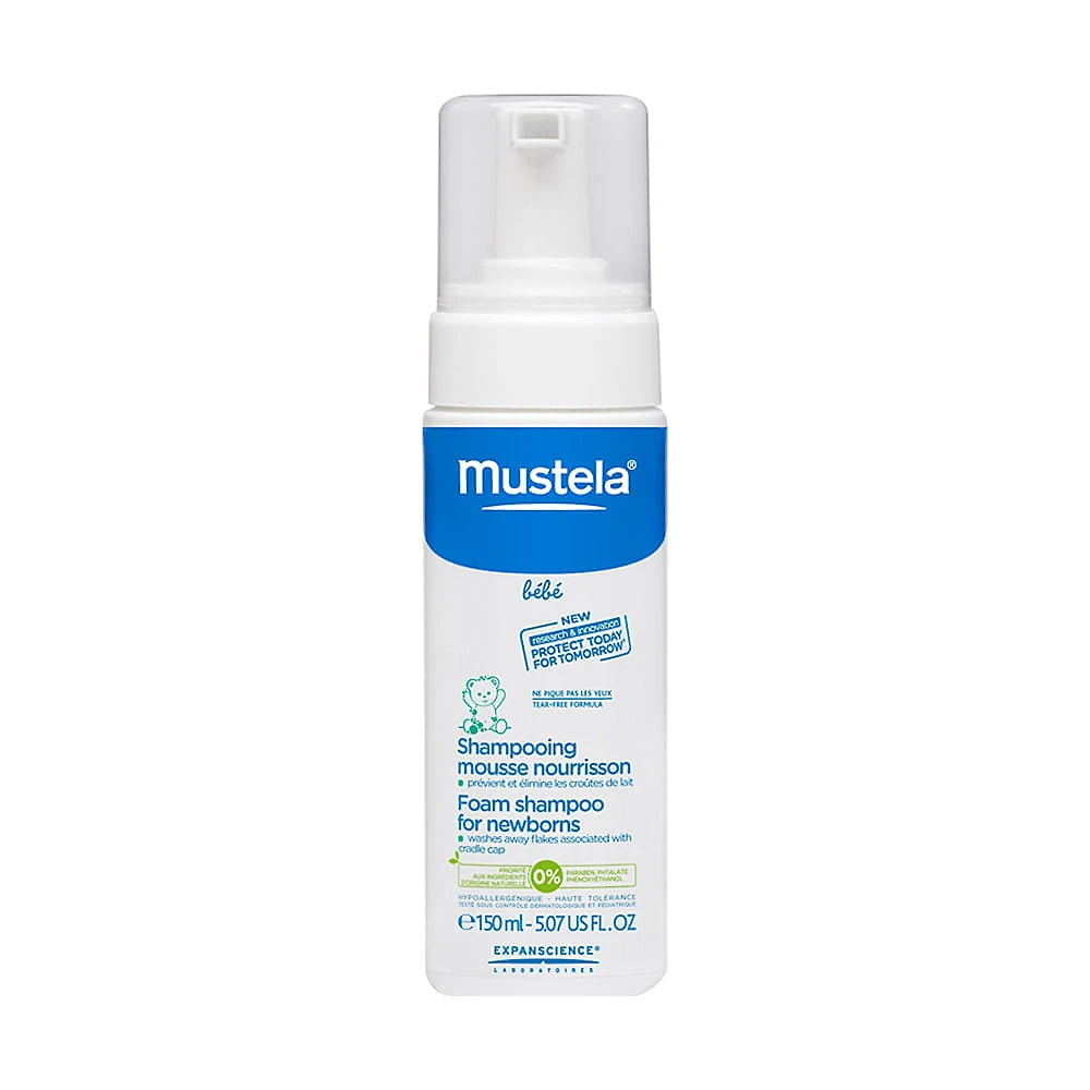 Shampoo Mousse Recém-Nascido Mustela Bebê com 150ml