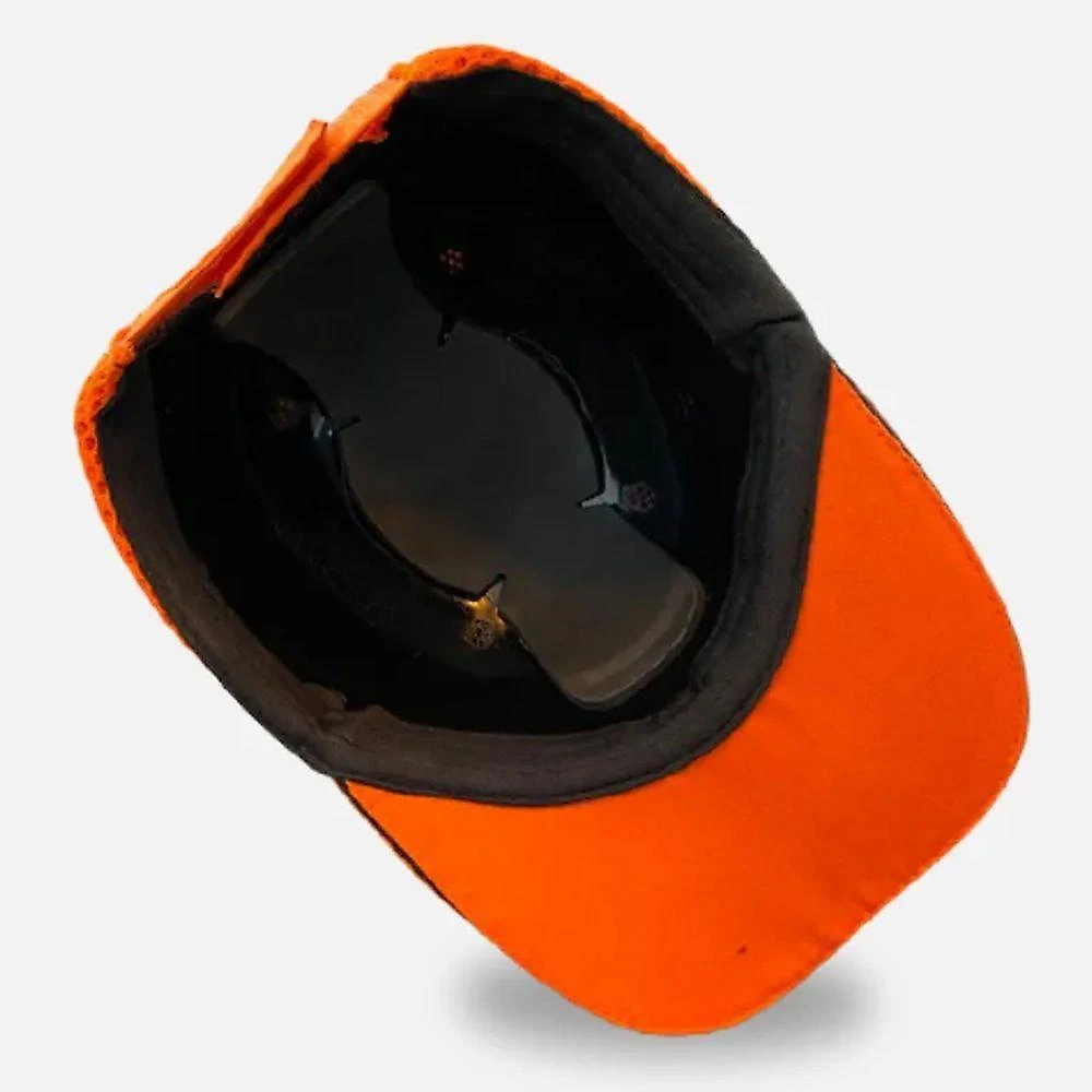 Bone Com Capacete Epi Obra Segurança Do Trabalho Casquete Trabalho Reparo Resistente Proteçao Cor Laranja