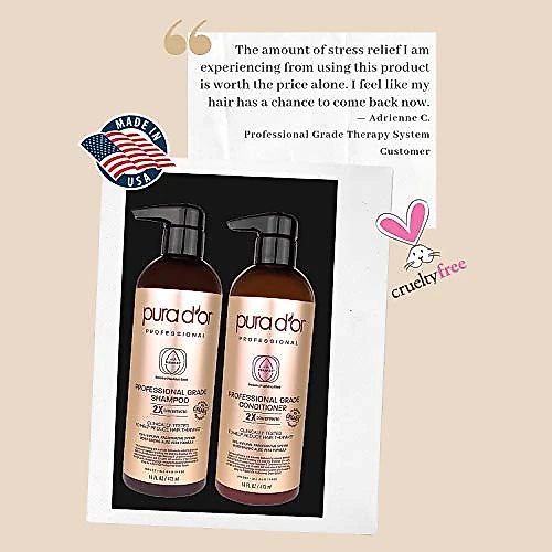 Shampoo Condicionador Profissional Anti Queda Todos os Tipos de Cabelos 473ml