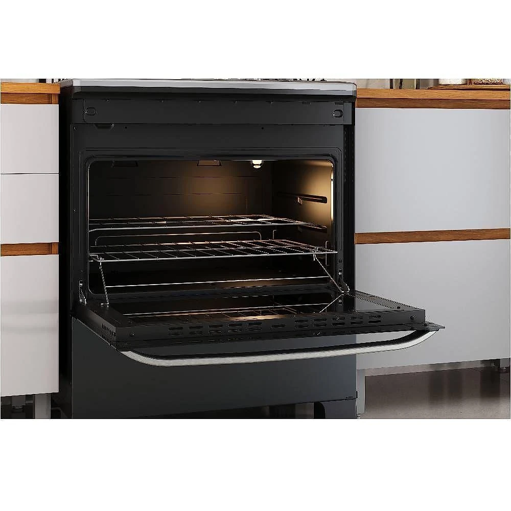 Fogao itatiaia itachef 5 bocas mesa de inox preto tripla chama bivolt (3700000500)