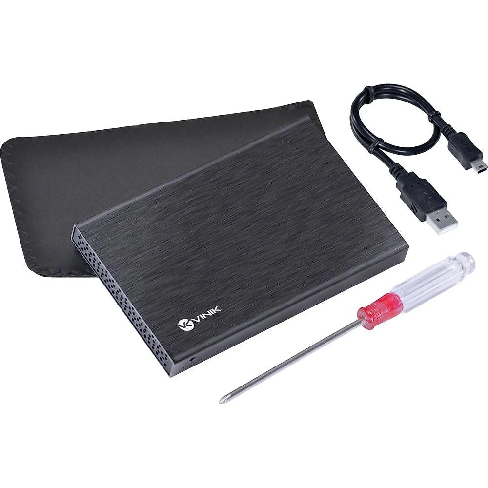 Case Externo Para Hd 2.5" Alumínio Usb 2.0 - Chda-100