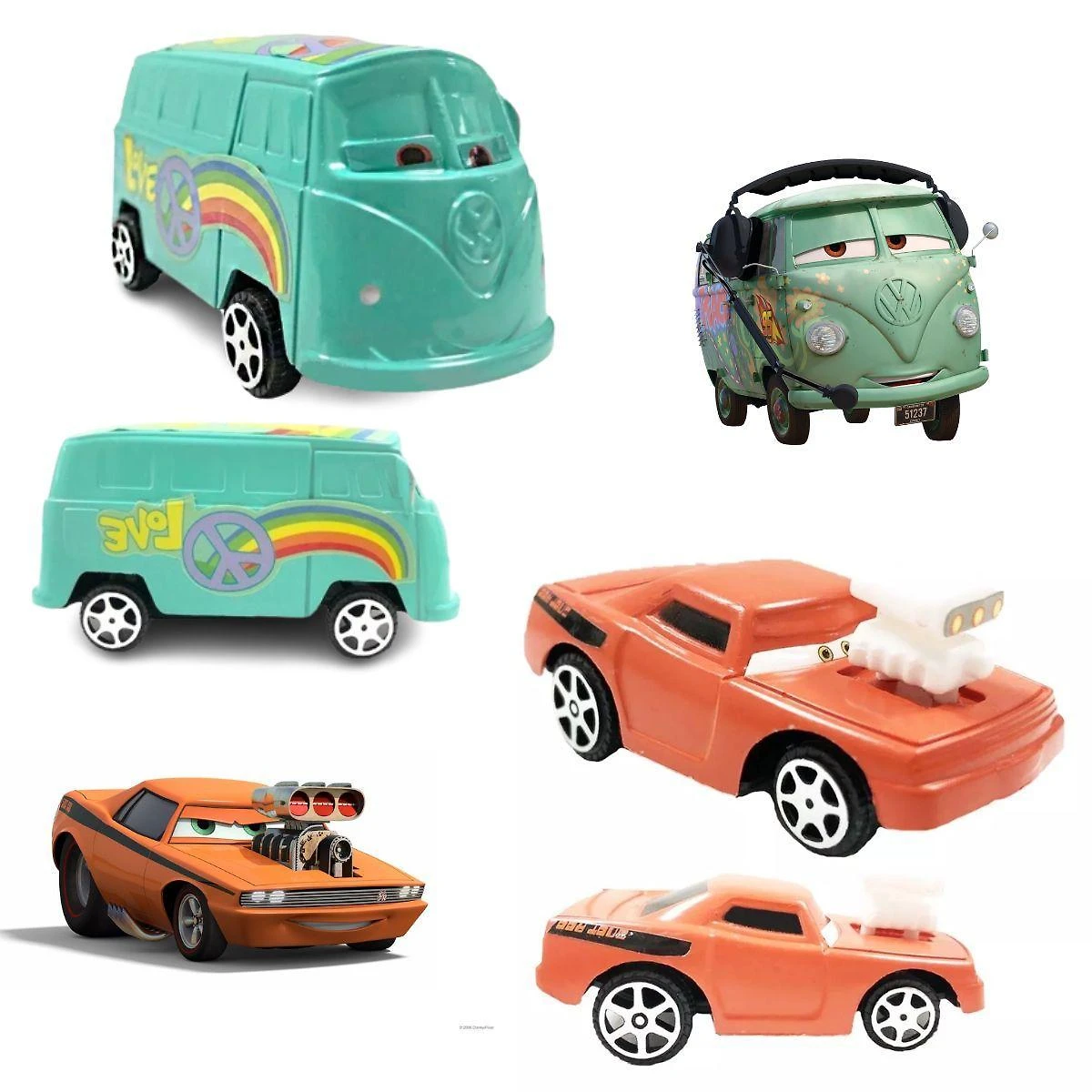 Miniatura Kit 8 Carrinhos Relâmpago Mcqueen Disney Carros Brinquedos