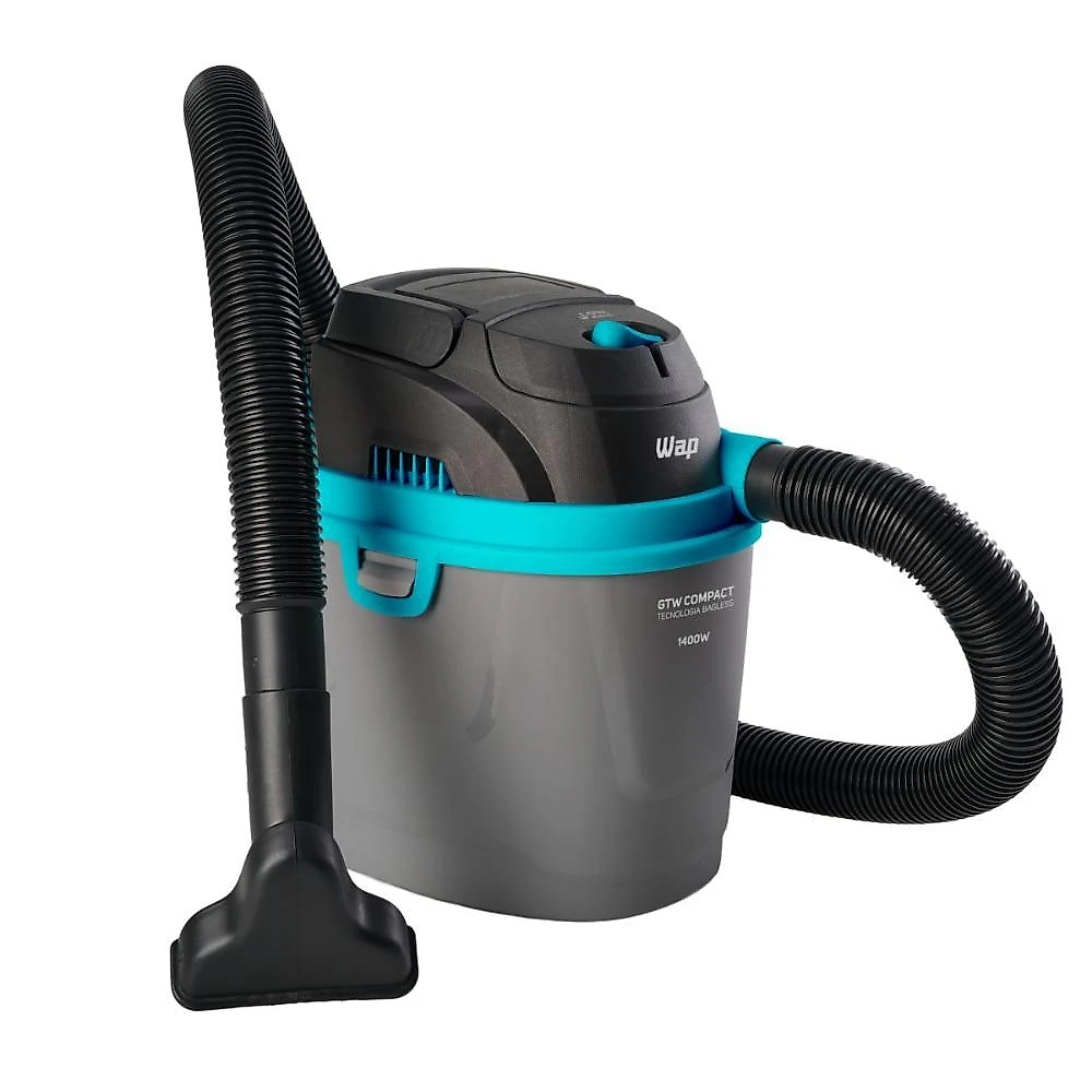 Aspirador de pó e Água portátil 1400w 150 mbar 5,5 litros pequeno e potente com soprador wap gtw compact 127v