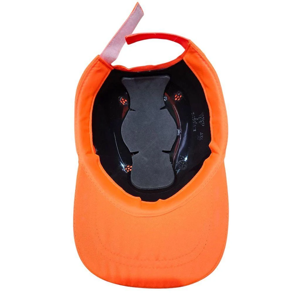 Bone Com Capacete Epi Obra Segurança Do Trabalho Casquete Trabalho Reparo Resistente Proteçao Cor Laranja