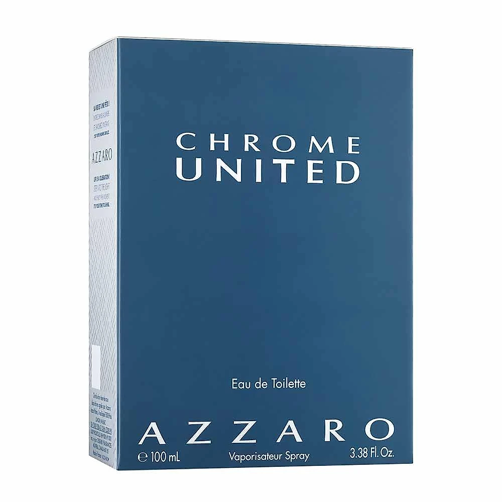 Azzaro chrome united perfume masculino eau de toilette 100ml
