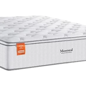 Cama Box Casal King Size MGA Itaflex Colchão Inducol Montreal, Box Bipartido e Molas Ensacadas Europillow