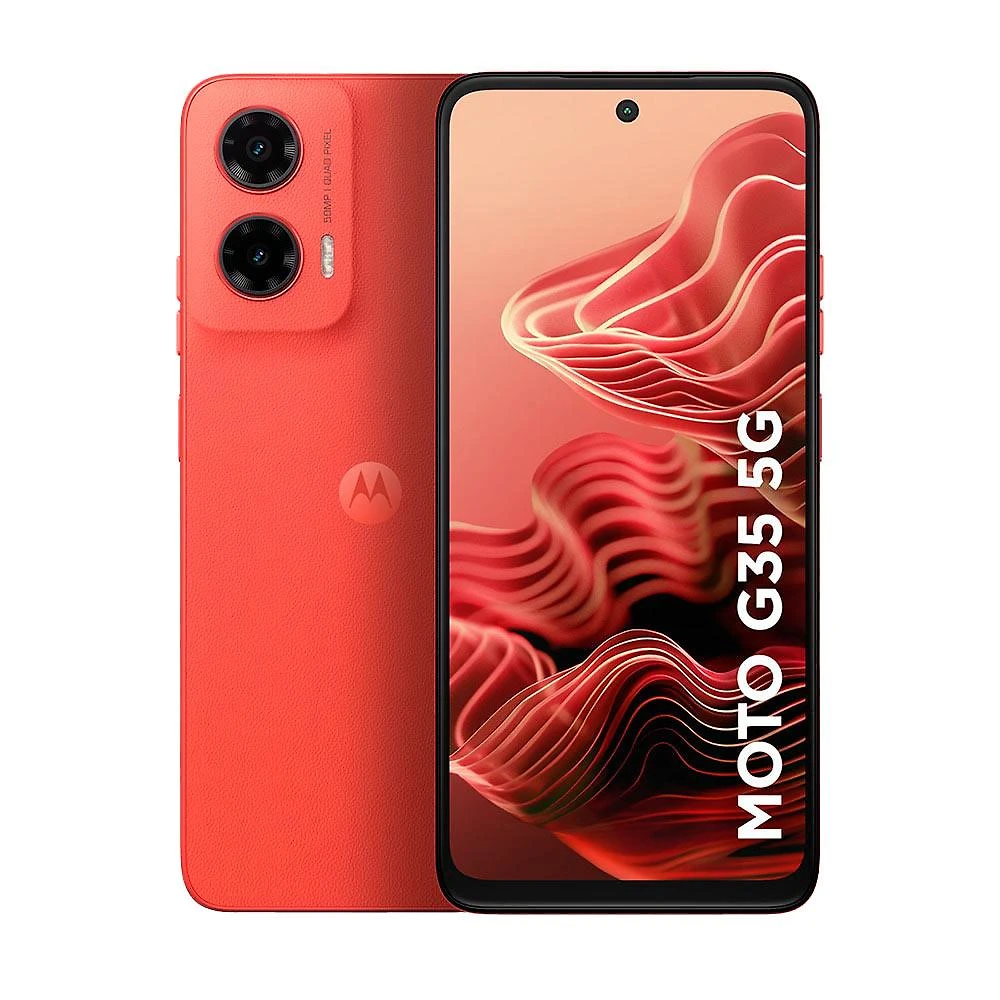 Smartphone Motorola Moto G35 256GB Dual Chip 5G Tela 6.7" Câmera Dupla 50MP+8MP Coral