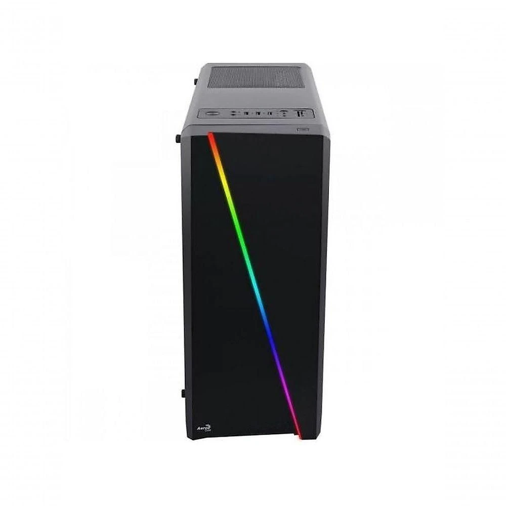 Gabinete Gamer Aerocool Cylon Preto Rgb Lateral Acrílico