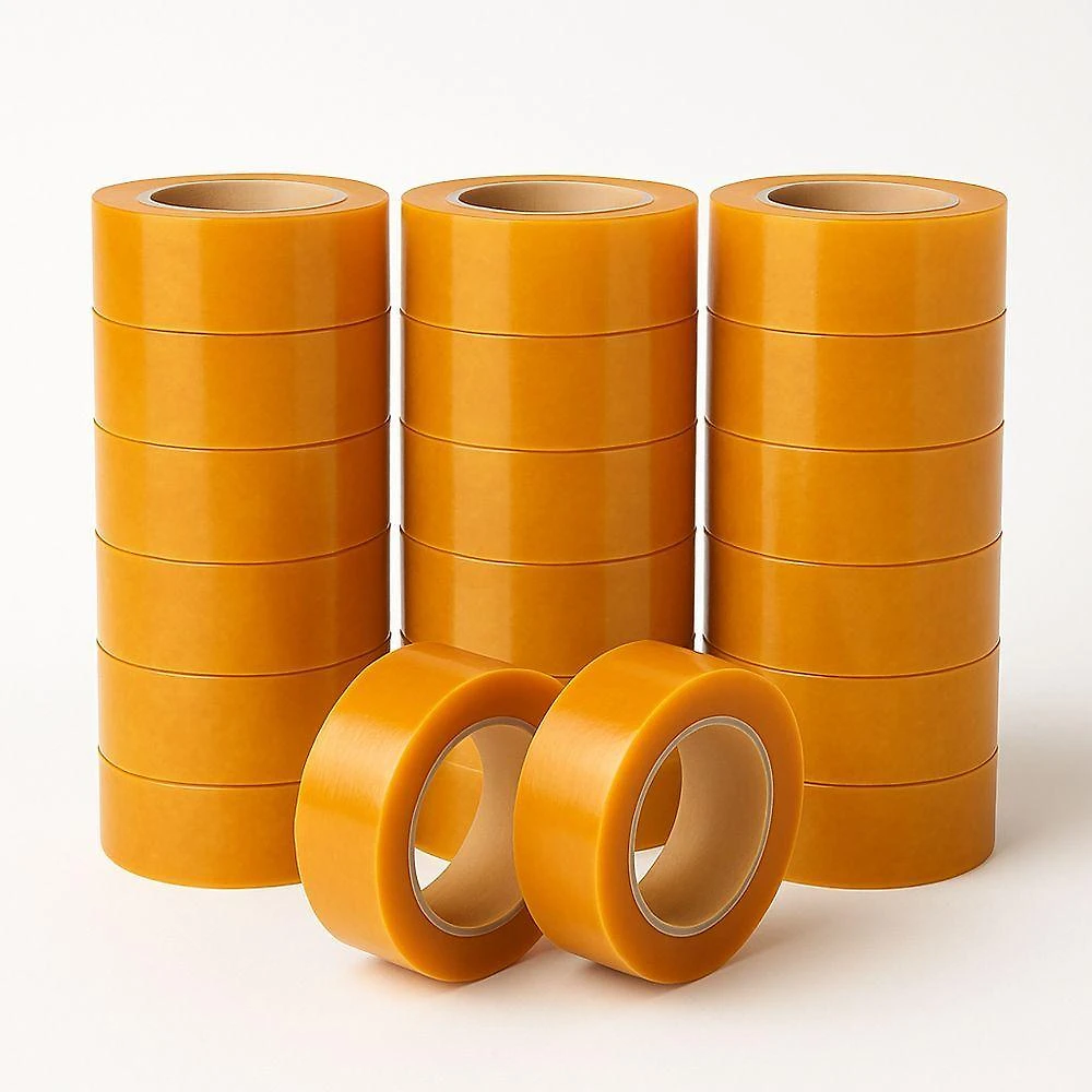 Kit 20 Fitas Adesiva Larga Durex Laranja 250m Embalagem Fechamento Caixa Uso Geral Resistente