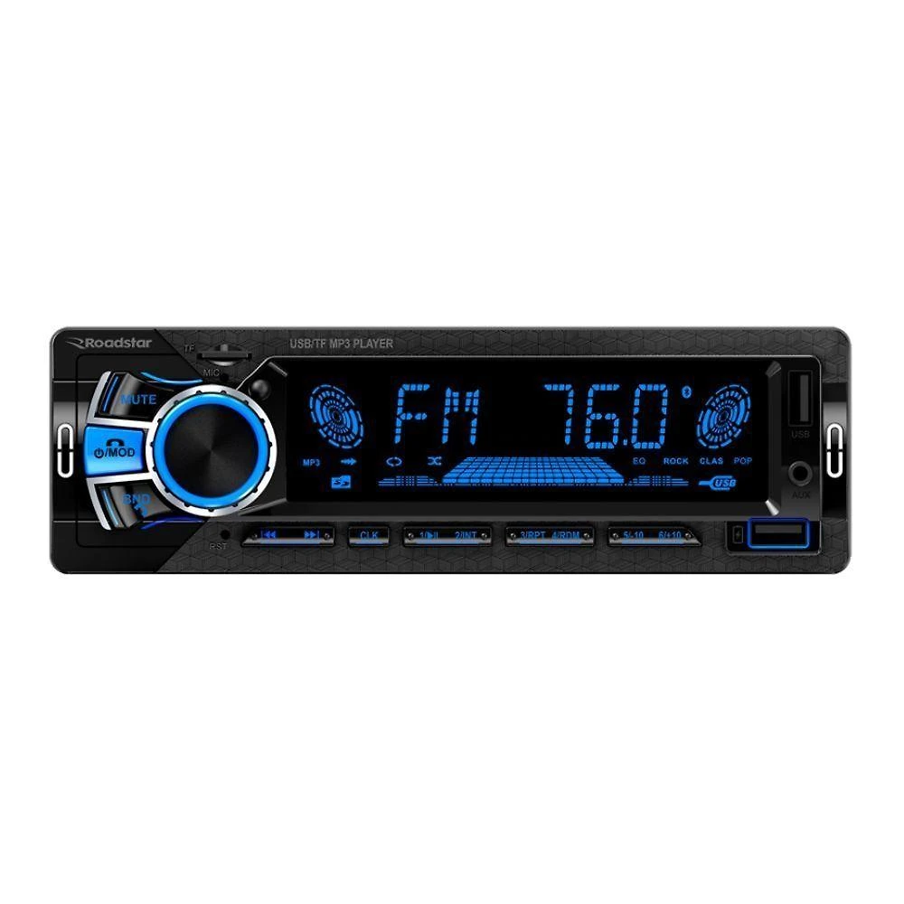 Auto Rádio Roadstar Brasil RS2751BR com Bluetooth USB e FM 60W RMS Preto