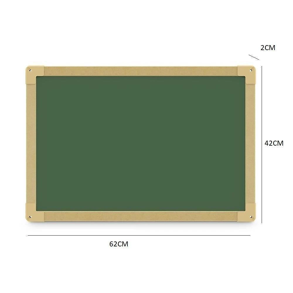 Lousa Quadro Verde de Parede Yeet Quadro Verde 60x40cm Junges MDF para Estudos e Recados Verde