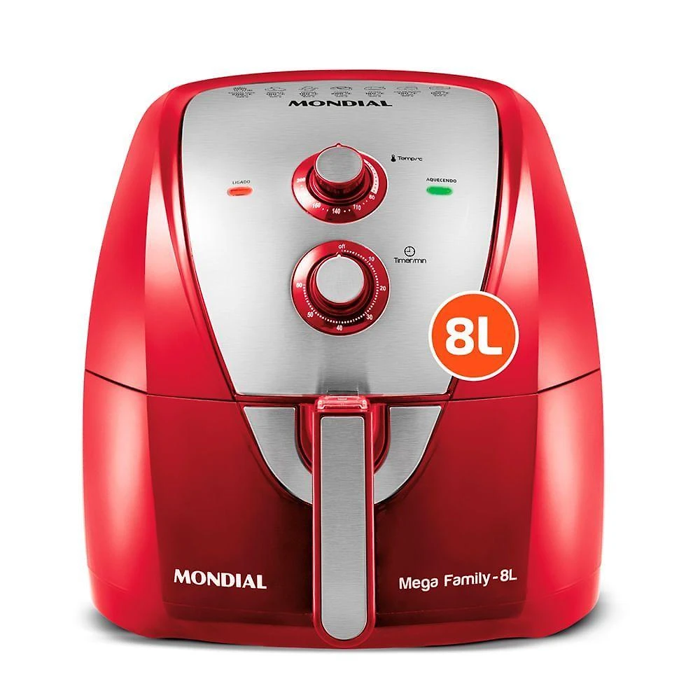 Fritadeira Sem óleo Air Fryer 8 Litros Afn-80-ri Mondial Air Fryer Afn-80-ri 220v/60hz