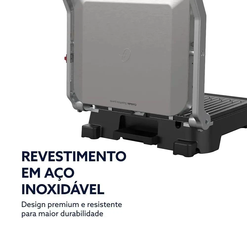 Grill Elétrico Multiuso Oster 2100W Cinza 220V webcontinental-7898742841387
