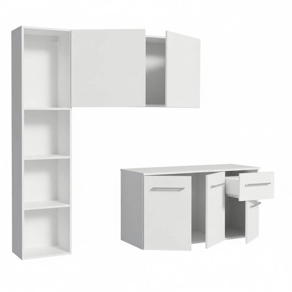 Miniatura Armário de Cozinha Compacta 120cm Easy Madesa Branco