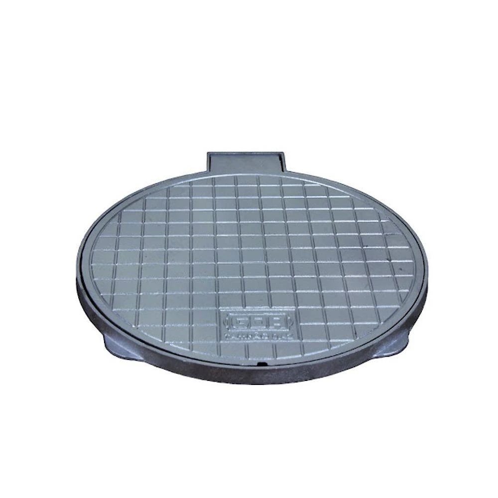 Tampa Tampão de Chão Circular T020 Articulado Alumínio 20cm para Caixas de Passagem GDA Industria