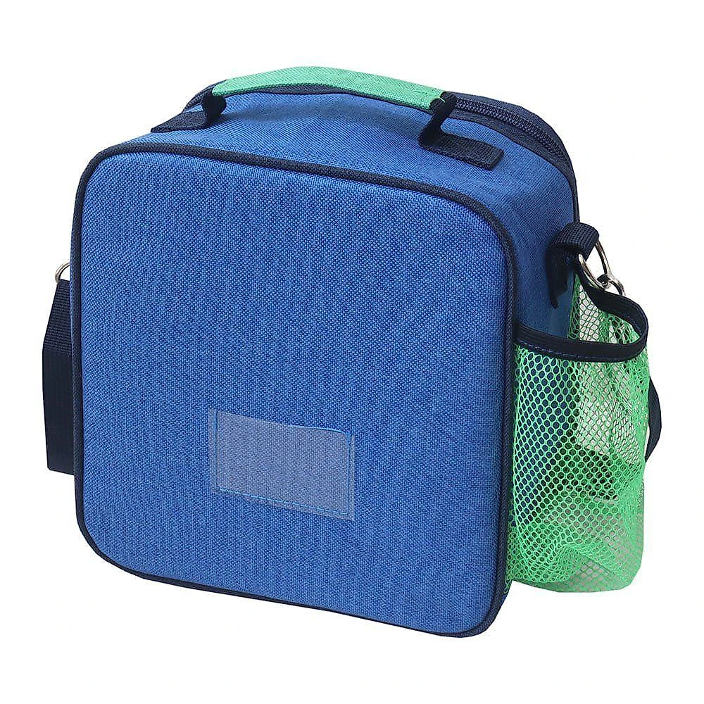 Conjunto Lancheira Térmica Com Pote E Garrafa / Mochila Escolar Azul