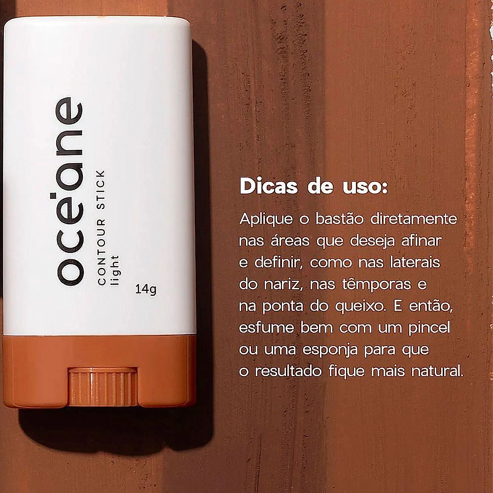 Océane Stick Bf Limited Light - Contorno Em Bastão Marrom Claro 14g Marrom
