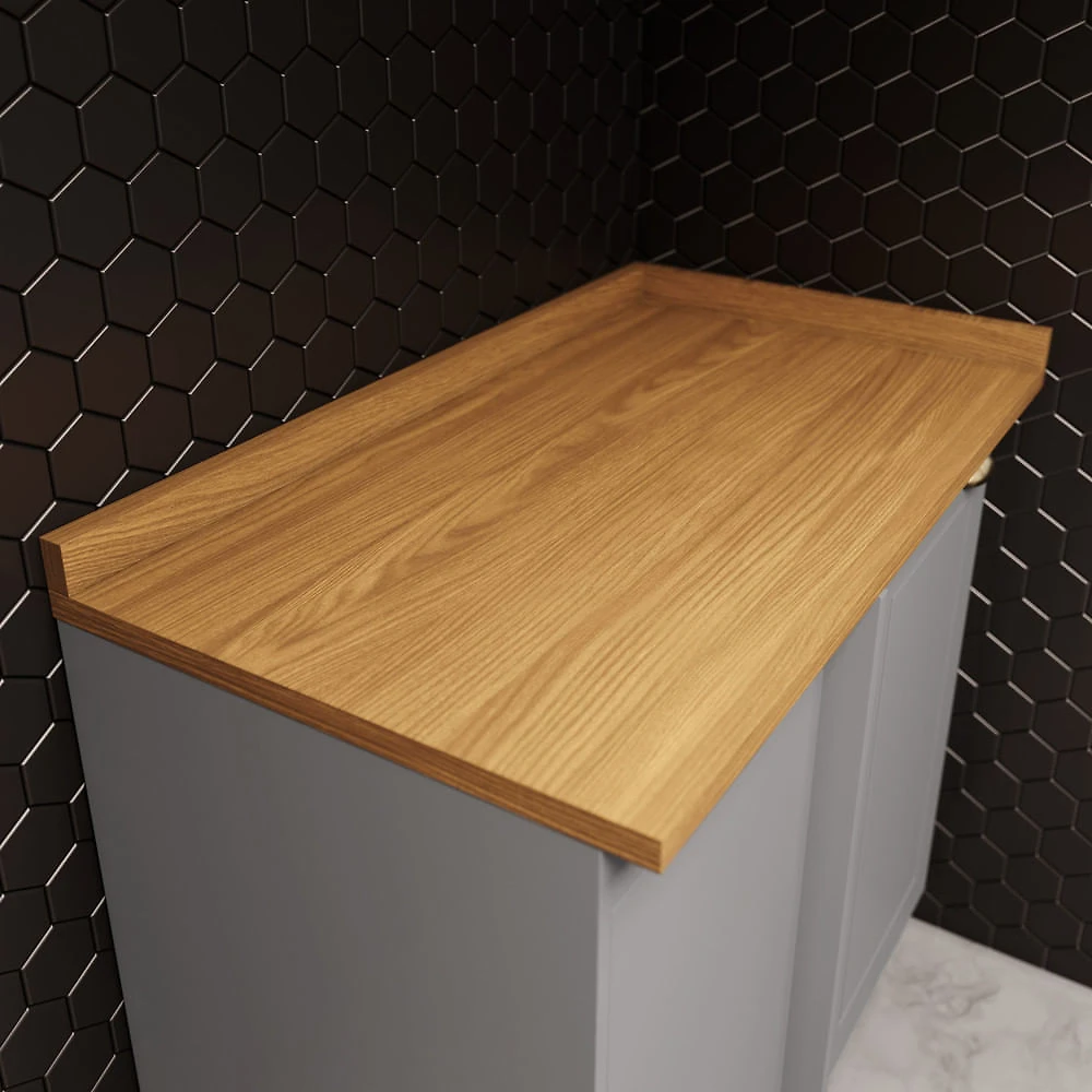 Tampo Para Balcão De Cozinha Canto Reto 94 Cm Americana Henn