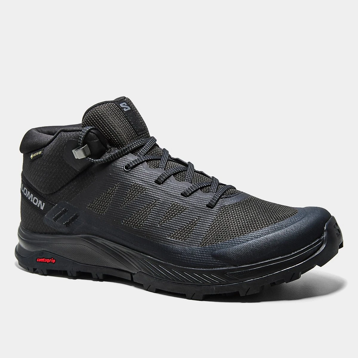 Miniatura Bota Salomon Outrise Mid GTX Masculina Preto - 39