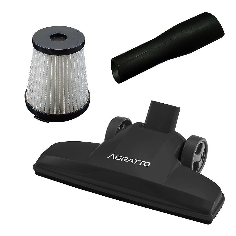 Aspirador de Pó Vertical Duo Agratto 1000W 0,5L Filtro HEPA Preto 110V