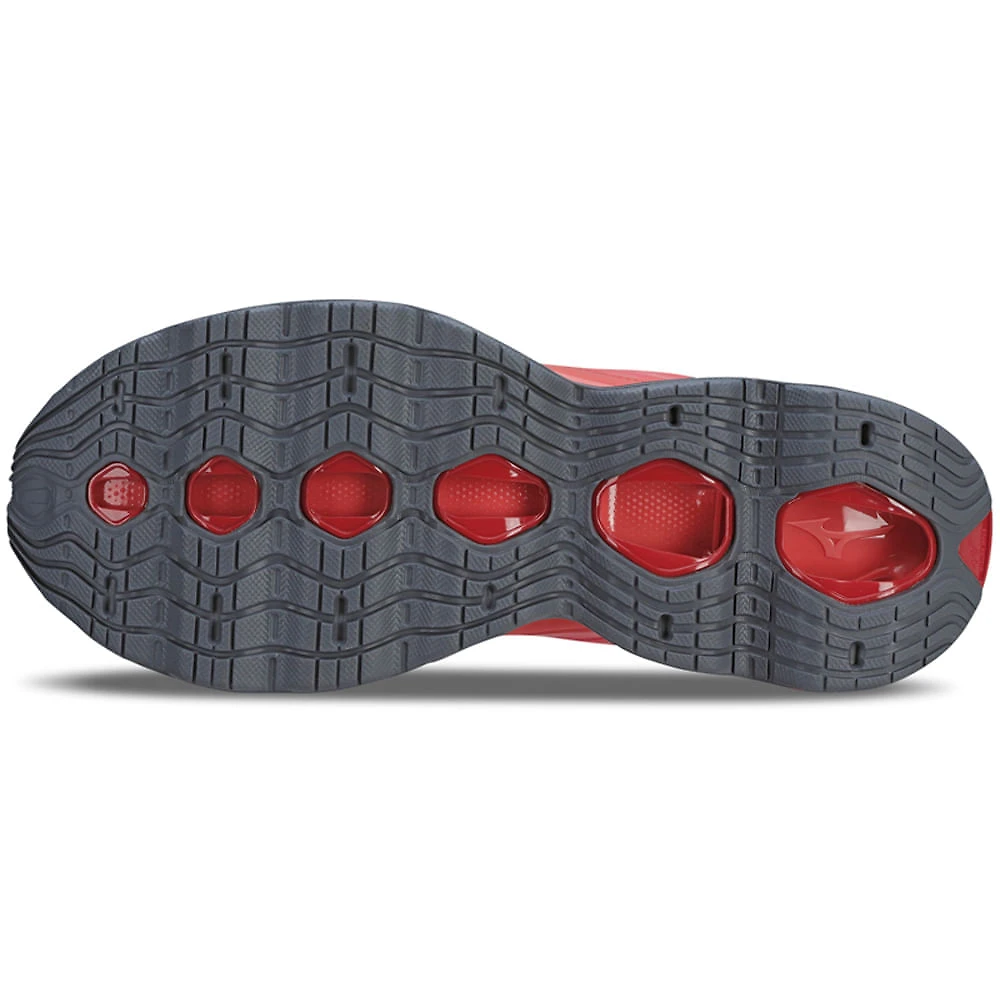 Miniatura Tênis Unissex Mizuno Wave Prophecy 13-S 34 Vermelho