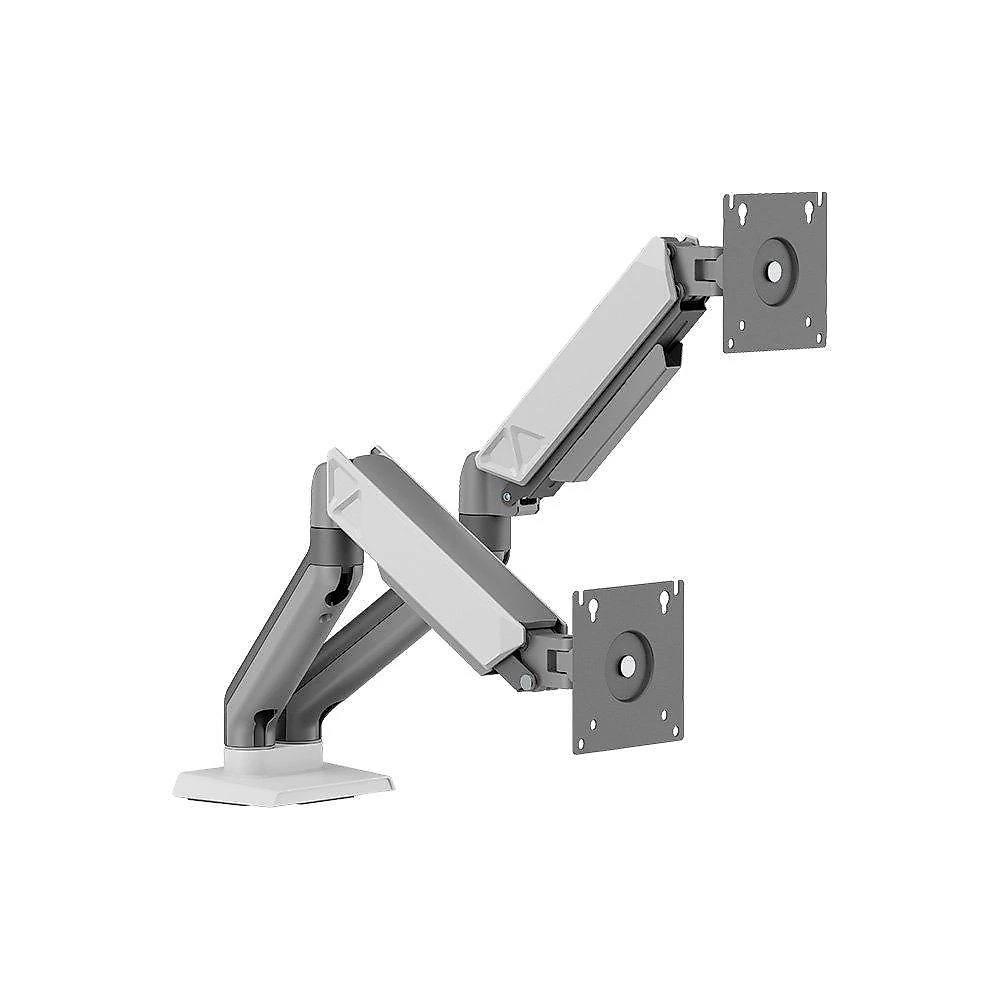 Suporte Para 2 Monitores Elements Audaz Duo, Pistão a Gás, Articulado, Branco - 72139