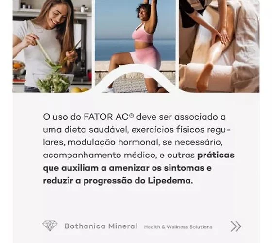 Miniatura Fator Ac Bothânica Mineral Lipedema, Celulite E Inchaço