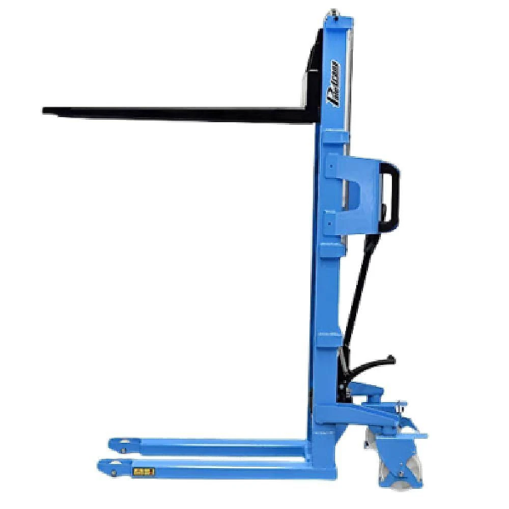 Empilhadeira Manual PM 1516 Capacidade de Carga 1500kg Elevacao Maxima 1600mm Sistema Hidraulico