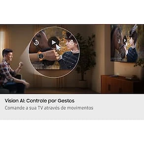 Smart TV Samsung 85" 4K Neo QLED Ultra QN85QN70FAGXZD Painel Até 144Hz Gaming Hub Processador NQ4 AI Gen2 Preta